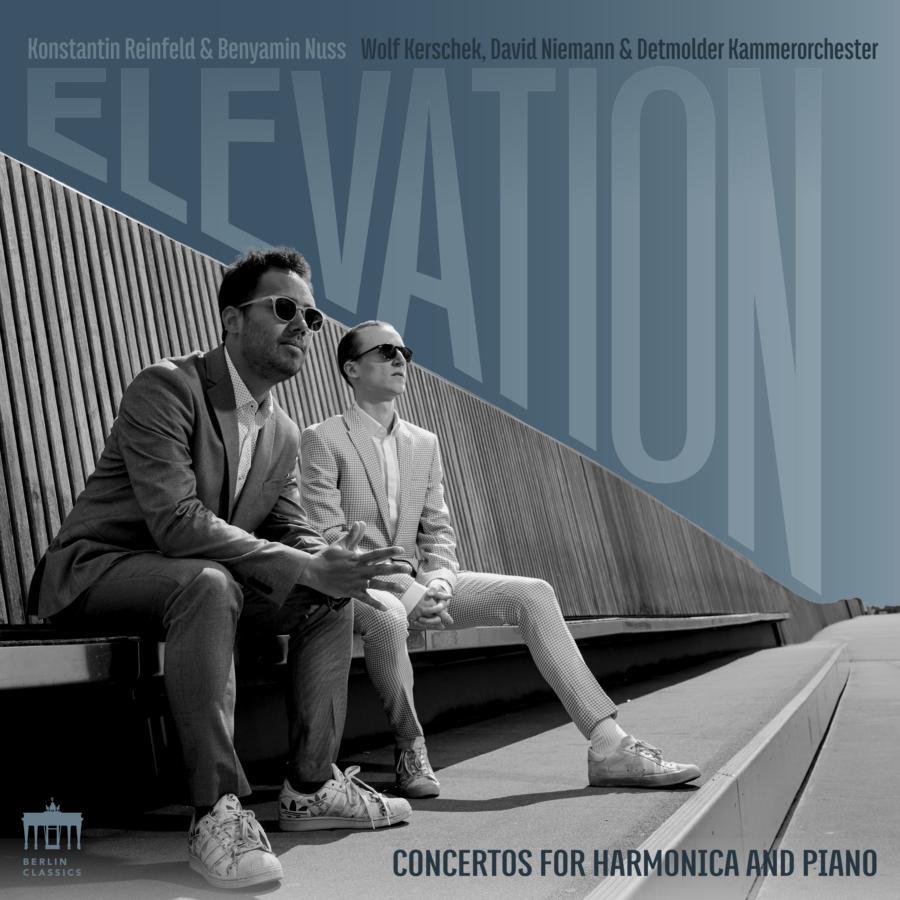Cover 885470047102 Elevation - Concertos for Harmonica and Piano